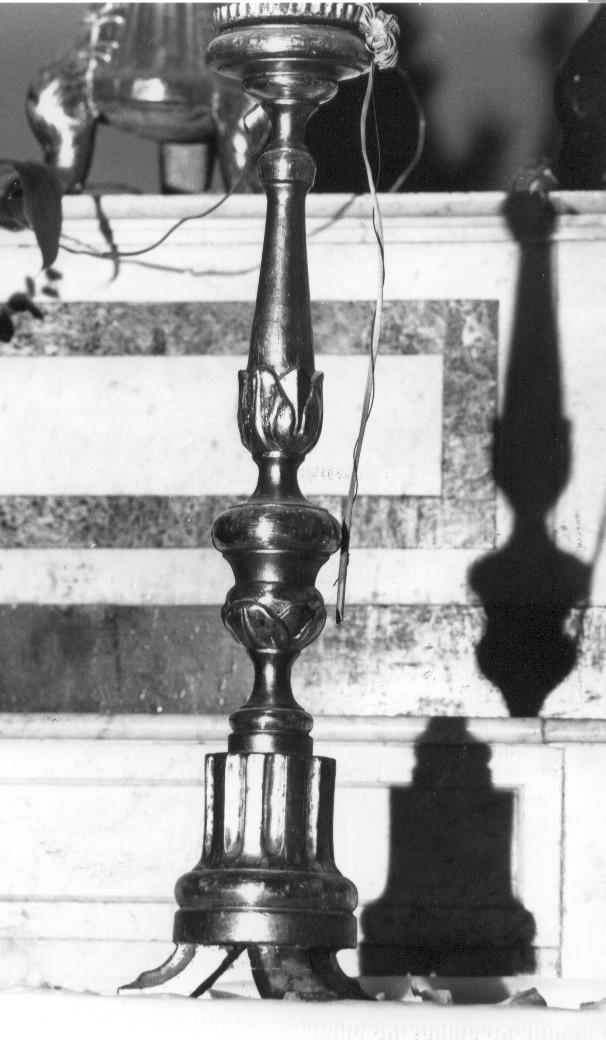 candeliere, serie - bottega Italia centrale (sec. XIX)