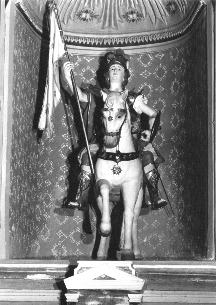 San Demetrio Martire (gruppo scultoreo, opera isolata) - bottega Italia centrale (sec. XVIII)