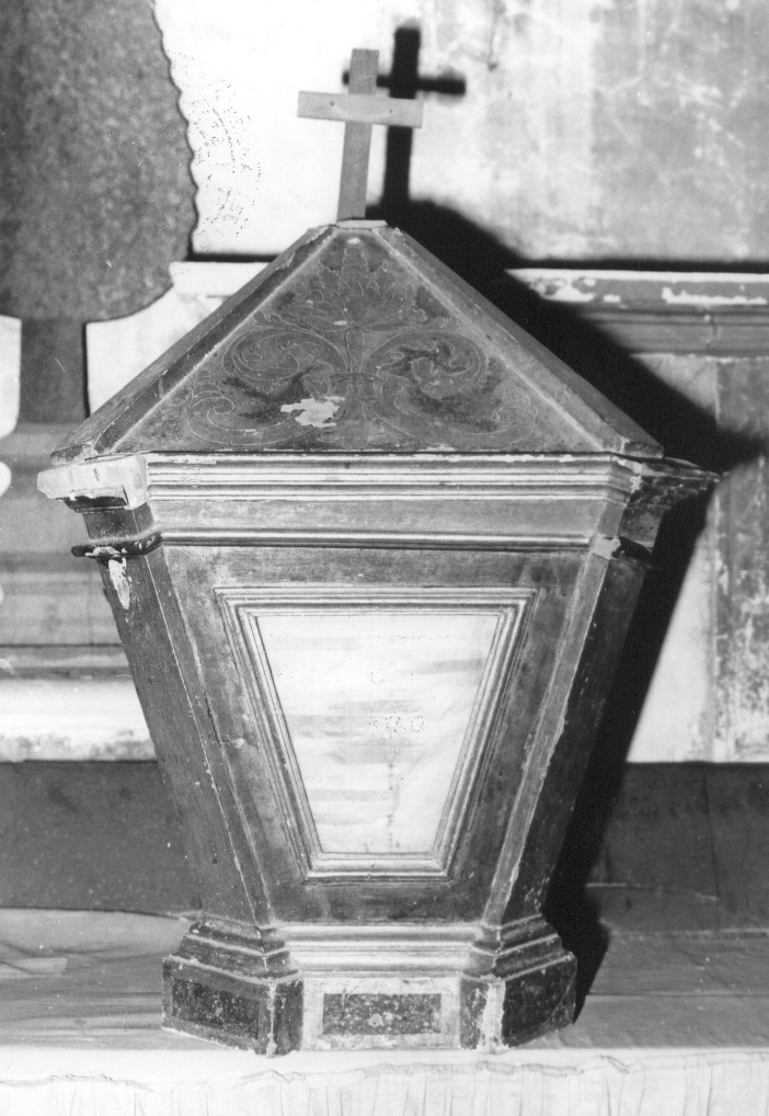 repositorio, opera isolata - bottega Italia centrale (sec. XIX)