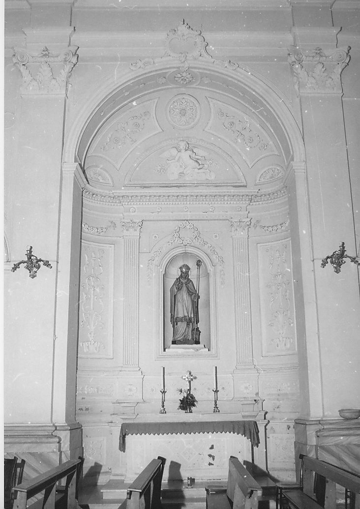 motivi decorativi a festoni con cherubini (alzata) - ambito Italia centrale (sec. I)