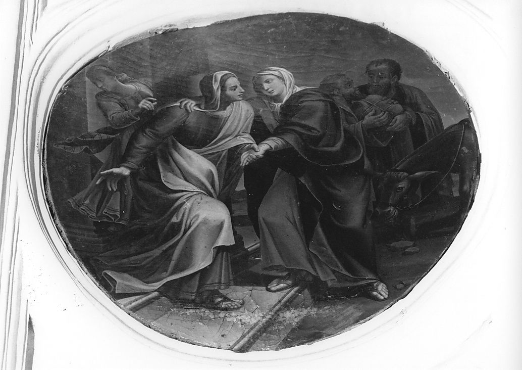 visitazione (dipinto) - ambito Italia centrale (terzo quarto sec. XIX)