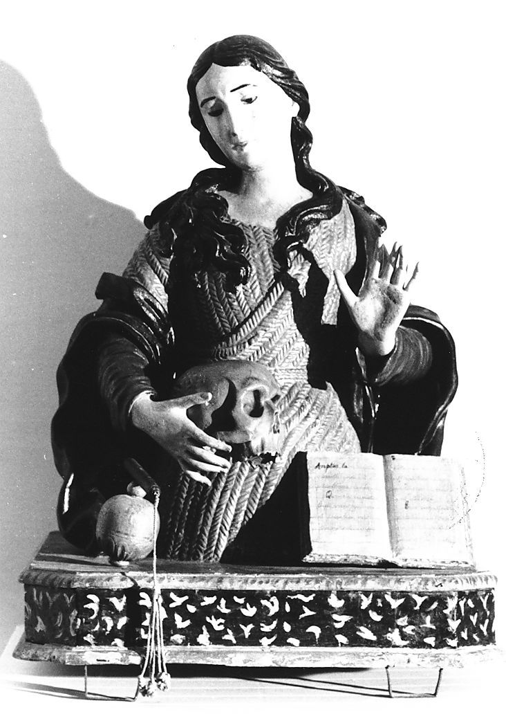 Santa Maria Maddalena penitente (statua, opera isolata) - produzione napoletana (seconda metà sec. XVIII)