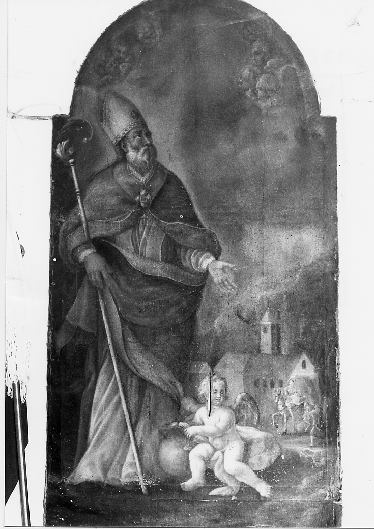 San Martino (dipinto, opera isolata) - ambito abruzzese (sec. XVIII)