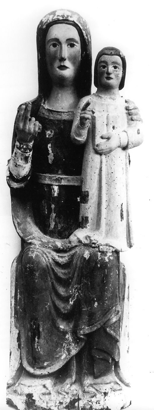 Madonna con Bambino (scultura) - ambito Italia centrale (sec. XIV)