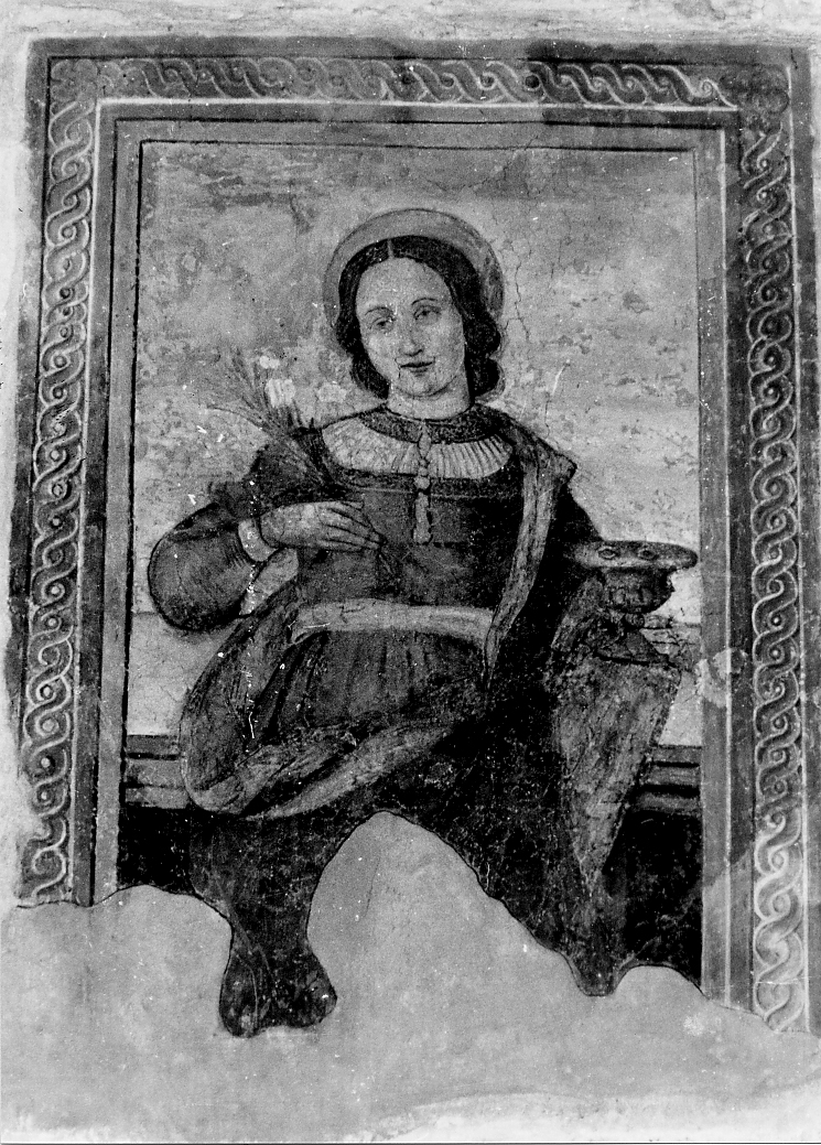 Santa Lucia (dipinto, opera isolata) - ambito abruzzese (seconda metà sec. XIV)