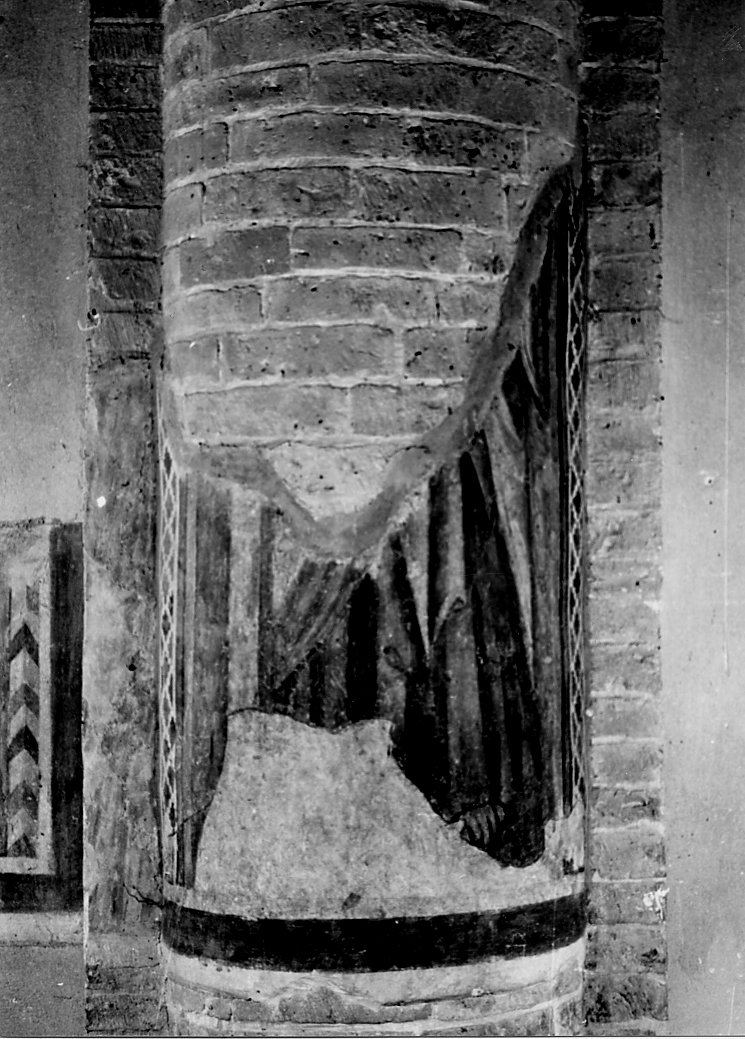 Santo (dipinto, frammento) - ambito abruzzese (metà sec. XV)