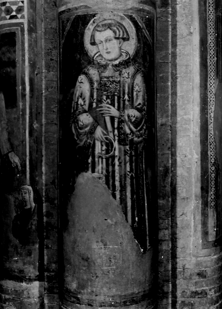 San Leonardo (dipinto, opera isolata) - ambito abruzzese (fine sec. XIV)