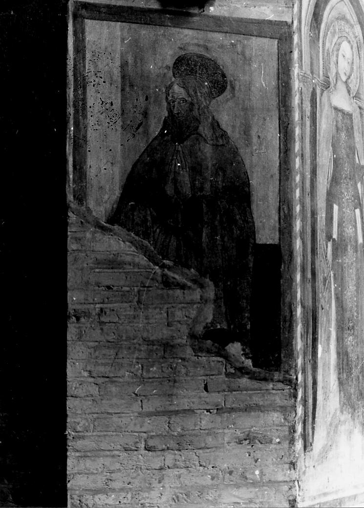 Santo (dipinto, opera isolata) - ambito abruzzese (inizio sec. XV)