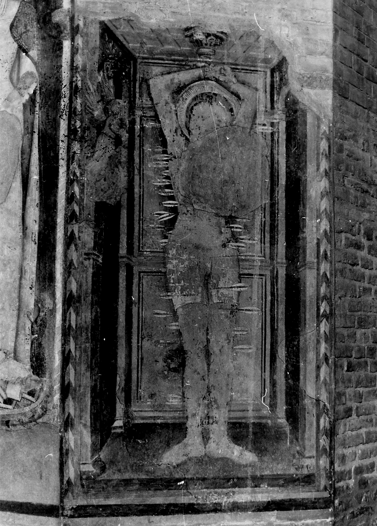 San Sebastiano (dipinto, opera isolata) - ambito abruzzese (metà sec. XV)