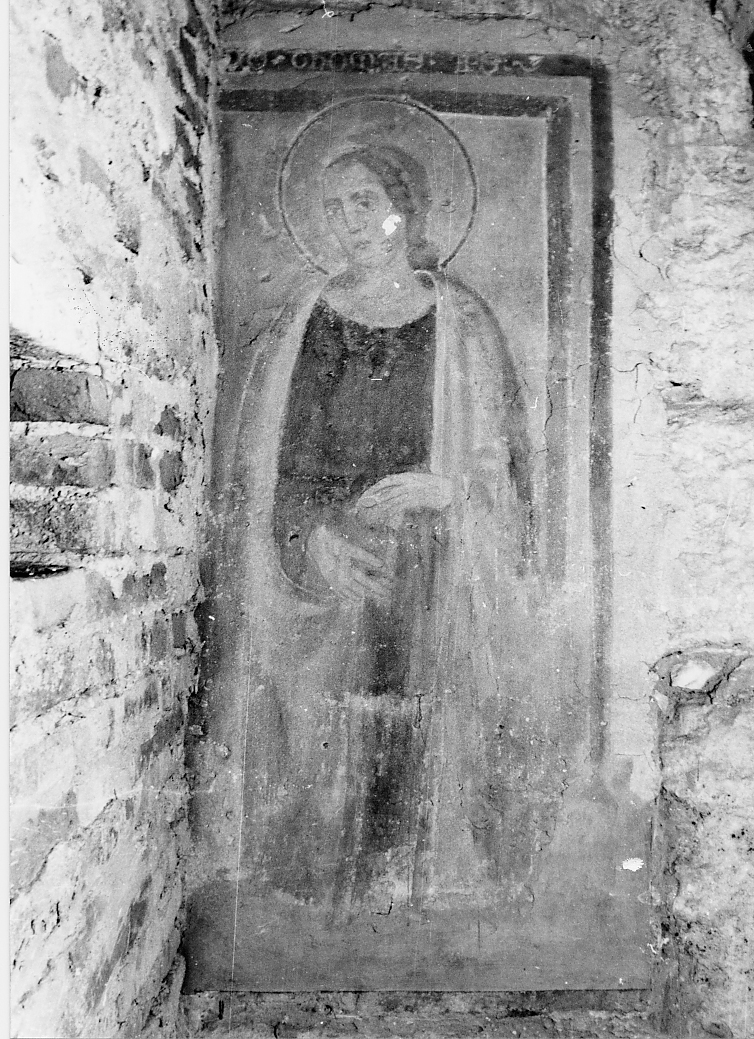 Santa (dipinto, opera isolata) - ambito abruzzese (metà sec. XIV)