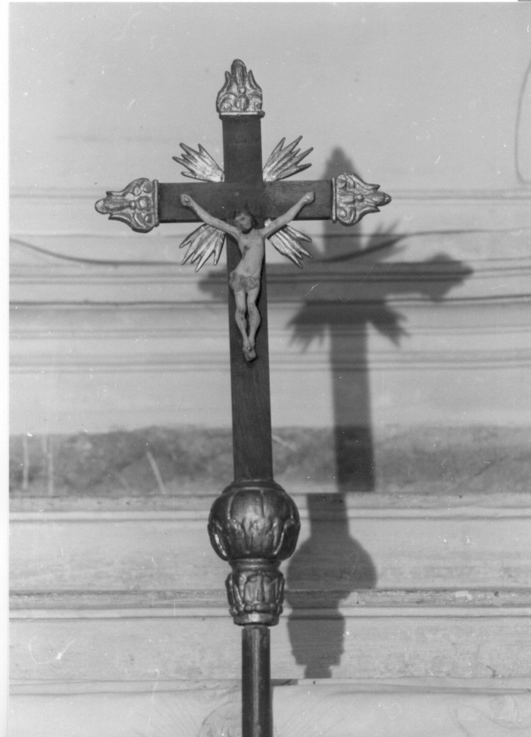 croce processionale - ambito Italia centrale (sec. XIX)