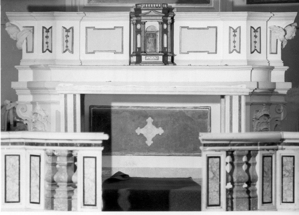 altare maggiore - ambito Italia centrale (sec. XVIII)