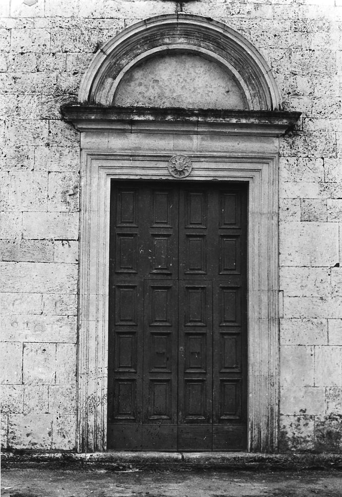 mostra di portale, opera isolata - ambito Italia centrale (fine/inizio secc. XVI/ XVII)