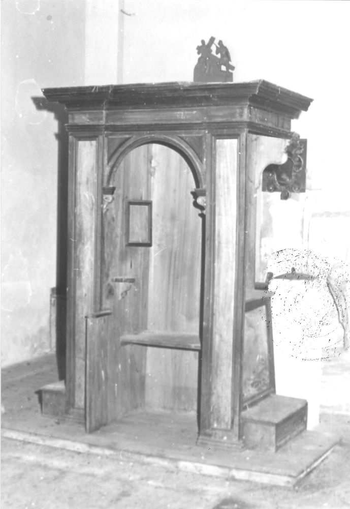 confessionale, serie - ambito Italia centrale (fine/inizio secc. XVIII/ XIX)