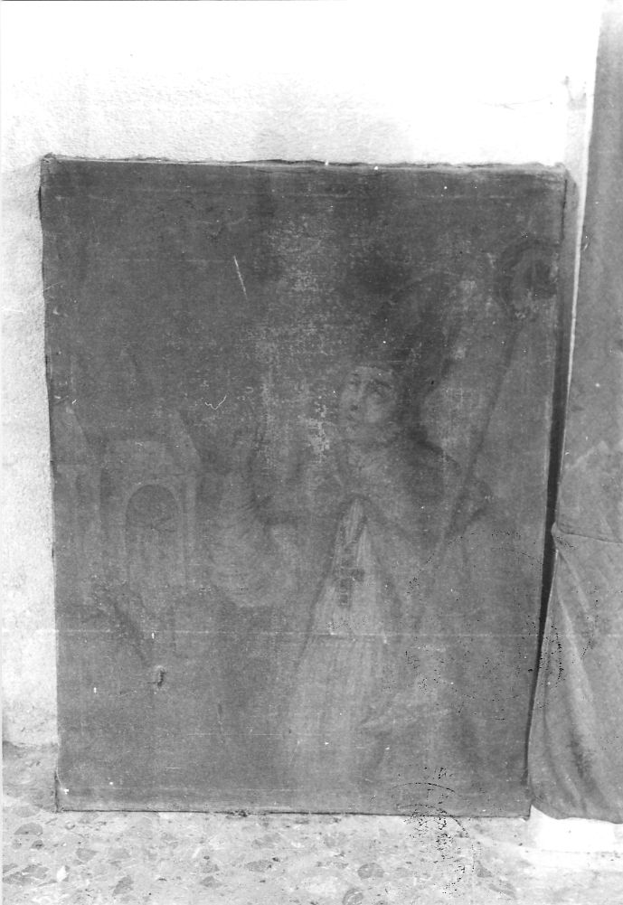 vescovo (dipinto, opera isolata) - ambito Italia centrale (fine/inizio secc. XVII/ XVIII)