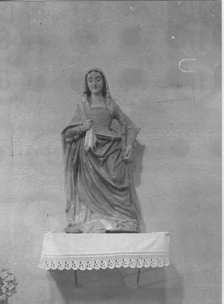 Santa (statua, opera isolata) - ambito Italia centrale (sec. XVII)