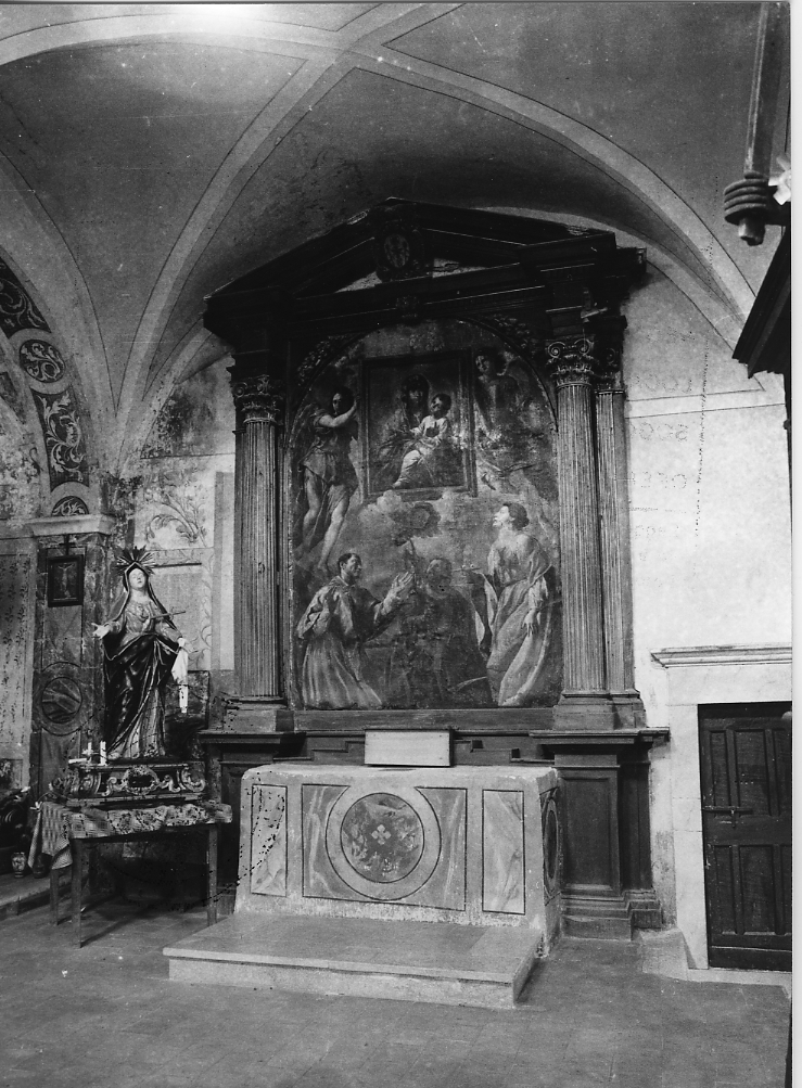 altare, opera isolata - ambito Italia centrale (fine/inizio secc. XVII/ XVIII)