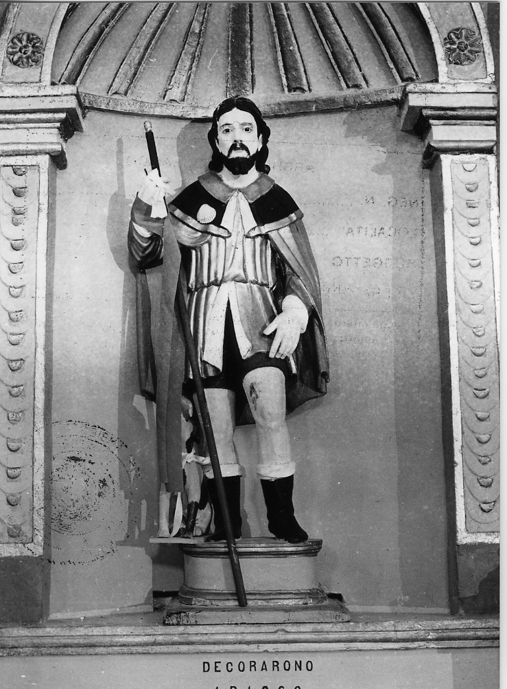 San Rocco (statua, opera isolata) - ambito Italia centrale (fine/inizio secc. XVIII/ XIX)