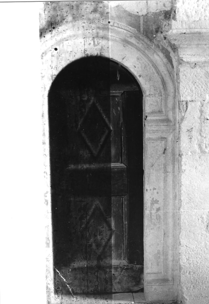 mostra di portale, opera isolata - ambito Italia centrale (fine/inizio secc. XV/ XVI)