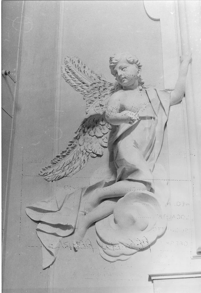angelo (decorazione plastica, complesso decorativo) - ambito Italia centrale (sec. XIX)