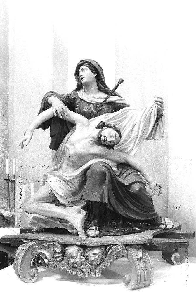 Pietà (scultura, opera isolata) - ambito Italia centrale (fine/inizio secc. XVIII/ XIX)