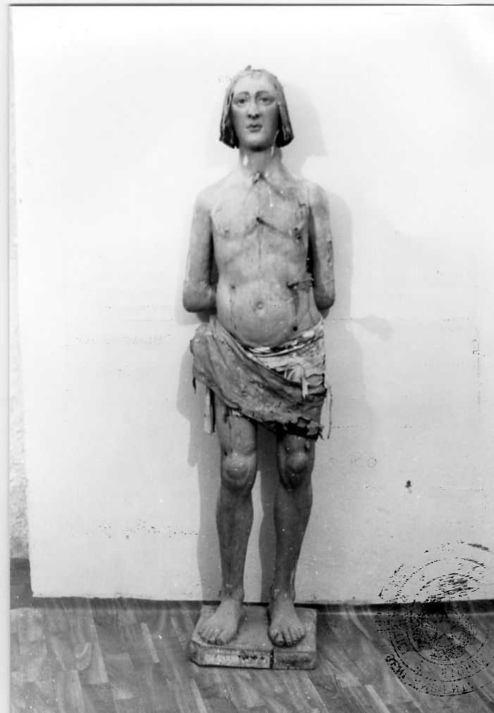 San Sebastiano (scultura, opera isolata) - ambito Italia centrale (fine/inizio secc. XVI/ XVII)