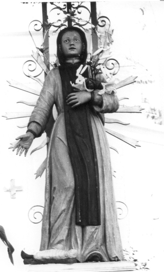 Santa Marina, Santa Marina con il bambino (statua) - produzione napoletana (seconda metà sec. XIX)