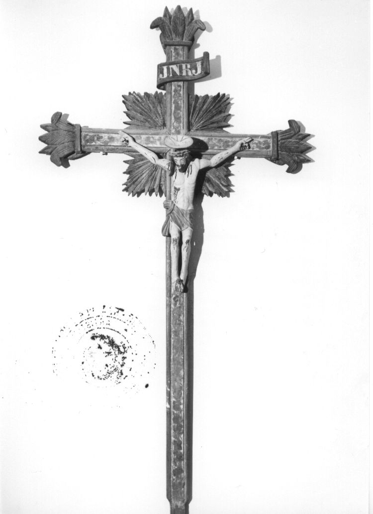 croce processionale, opera isolata - ambito Italia centrale (sec. XVII)