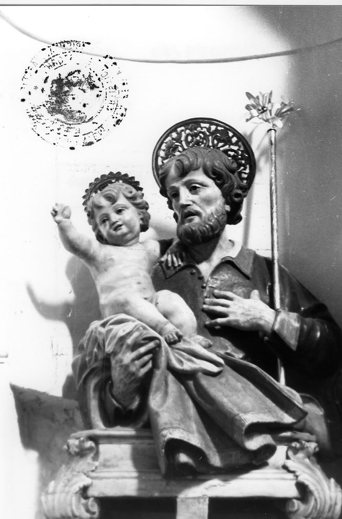 San Giuseppe, San Giuseppe e Gesù Bambino (busto) - ambito napoletano (prima metà sec. XVII)