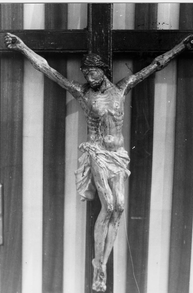 Cristo crocifisso (croce processionale) - ambito napoletano (metà sec. XIX)