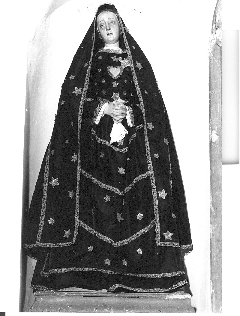 Madonna Addolorata (statua, opera isolata) - ambito abruzzese (sec. XIX)