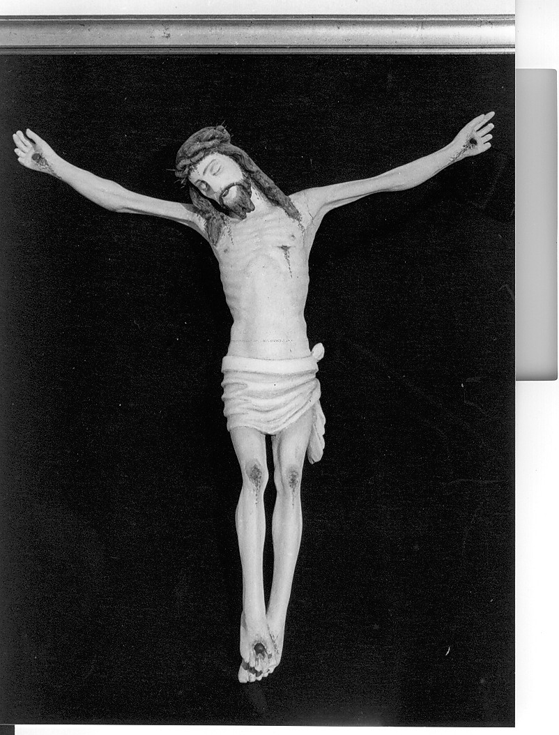 Cristo crocifisso (statua, opera isolata) - ambito abruzzese (sec. XVIII)