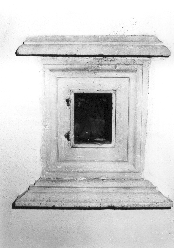 armadietto per oli santi - bottega abruzzese (sec. XVI)