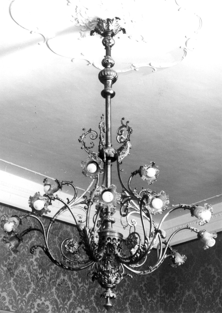 lampadario - manifattura muranese (sec. XX)