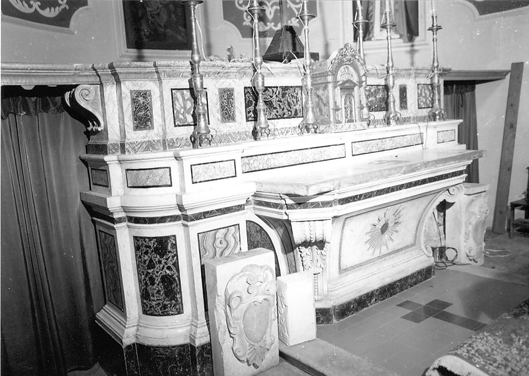 altare, opera isolata - ambito abruzzese (sec. XIX)