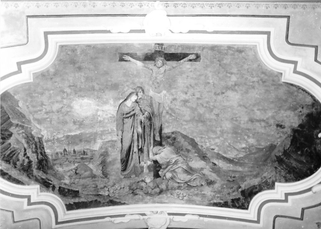 crocifissione di Cristo (dipinto, opera isolata) - ambito abruzzese (sec. XIX)