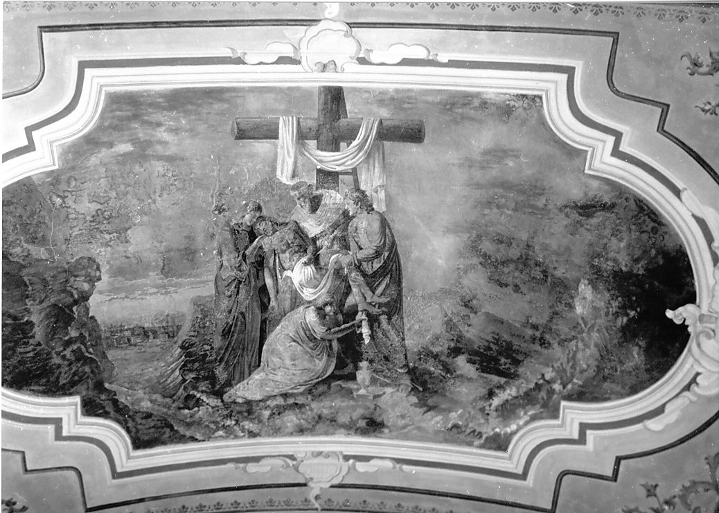 compianto sul Cristo morto (dipinto, opera isolata) - ambito abruzzese (sec. XIX)