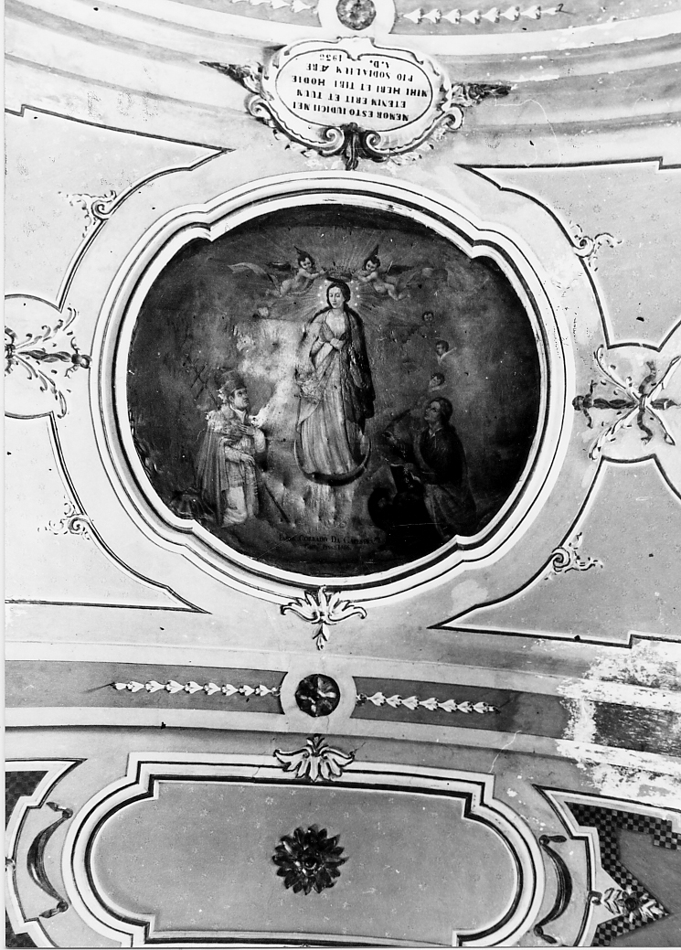 incoronazione di Maria Vergine (dipinto, opera isolata) di Corrado da Capestrano (attribuito) (sec. XIX)