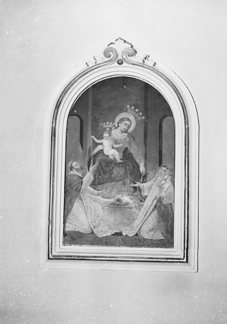 Madonna del Rosario (dipinto, opera isolata) - ambito abruzzese (prima metà sec. XX)