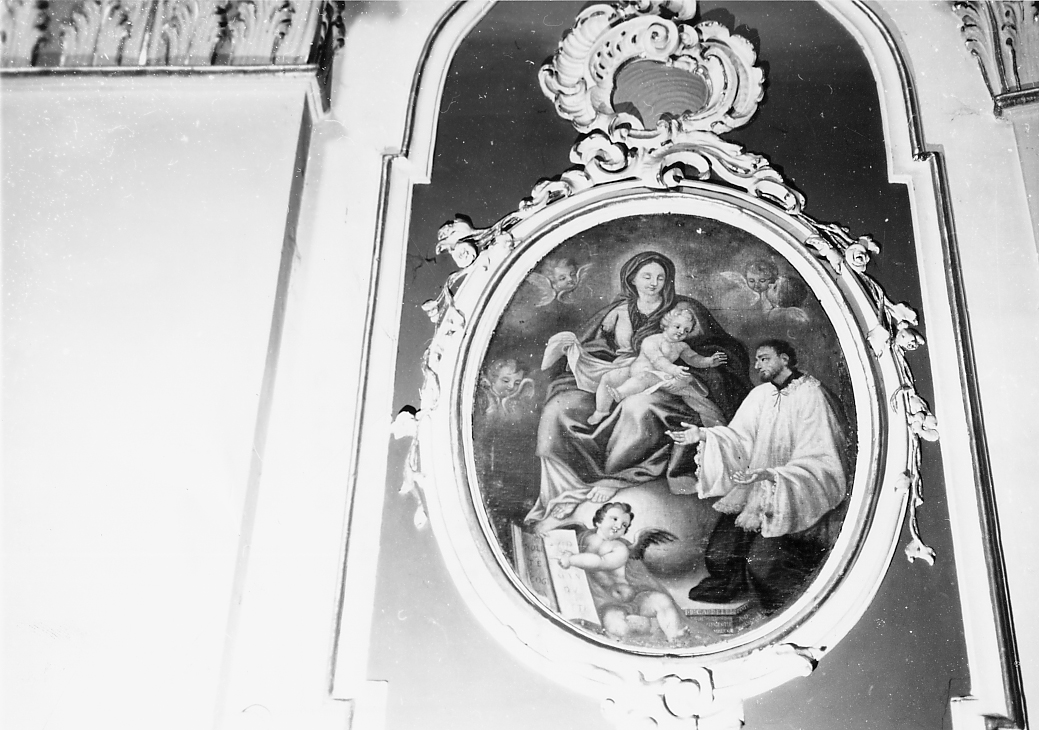 Madonna con Bambino e San Gaetano da Thiene (dipinto, opera isolata) - ambito abruzzese (sec. XVIII)