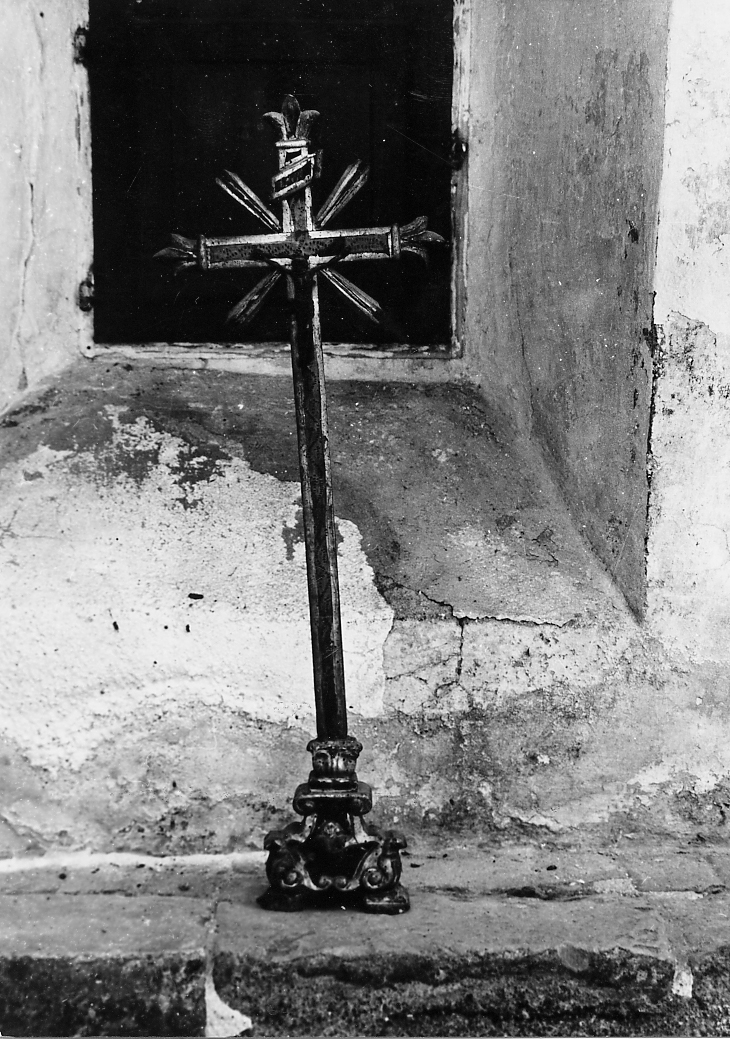 croce d'altare, opera isolata - ambito abruzzese (sec. XVIII)