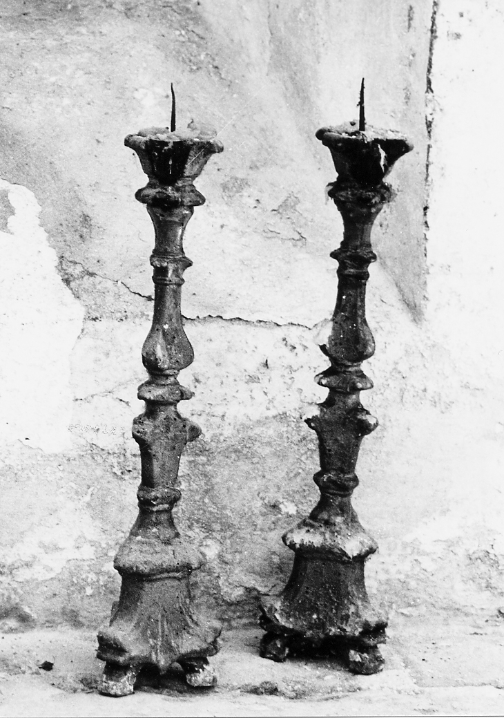 candeliere, serie - ambito abruzzese (sec. XIX)