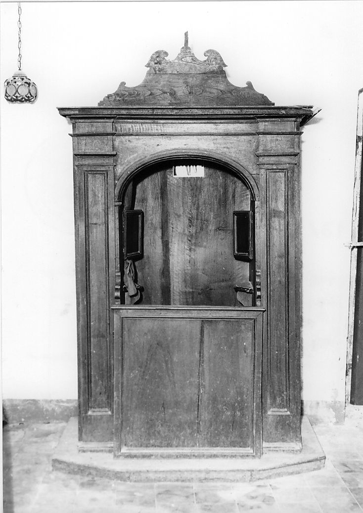 confessionale, opera isolata - ambito abruzzese (sec. XIX)