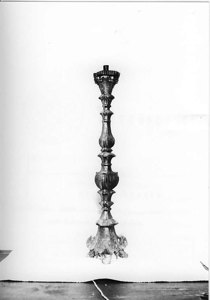 candeliere, serie - ambito abruzzese (sec. XVIII)