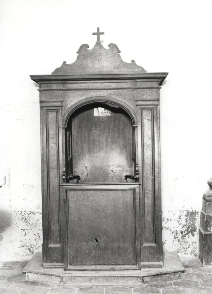 confessionale, opera isolata - ambito abruzzese (sec. XIX)