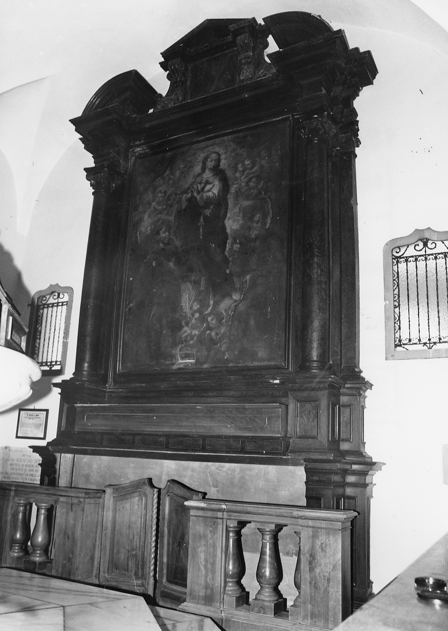 alzata, elemento d'insieme - produzione di Pescocostanzo (sec. XVII)