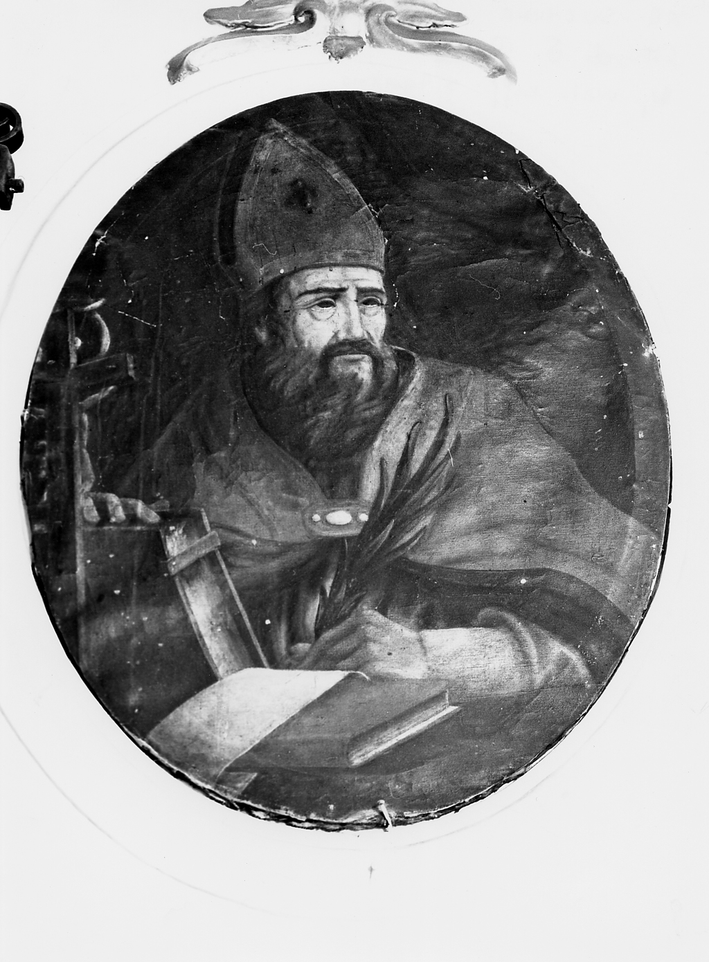 Sant'Agostino (dipinto) - ambito sulmonese (secc. XVIII/ XIX)