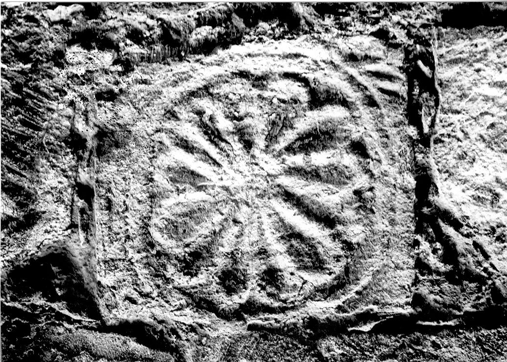 fiorone (formella, opera isolata) - ambito abruzzese (sec. XIV)