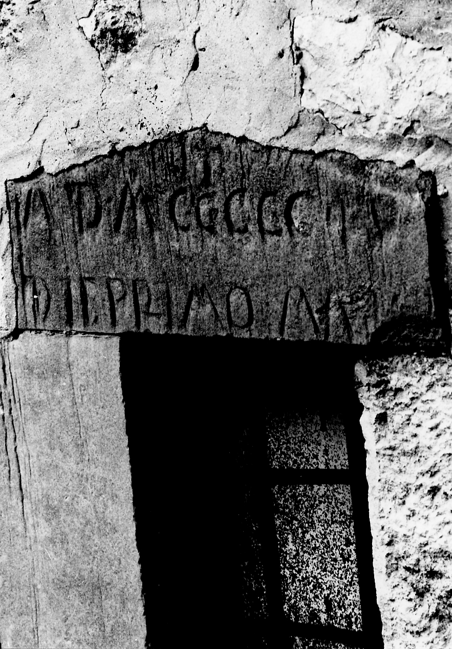 architrave, opera isolata - ambito abruzzese (prima metà sec. XVI)