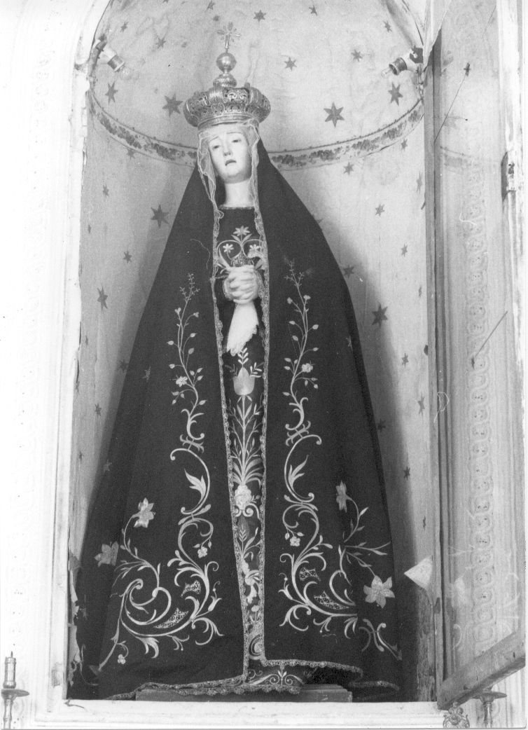 Madonna Addolorata (statua, opera isolata) - ambito abruzzese (sec. XIX)